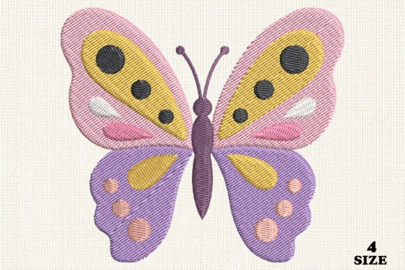Download Butterfly Embroidery Design - Embroidery Collection