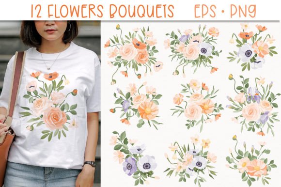 Download Rose Bouquet PNG, Vector Spring Flowers - Spring Collection