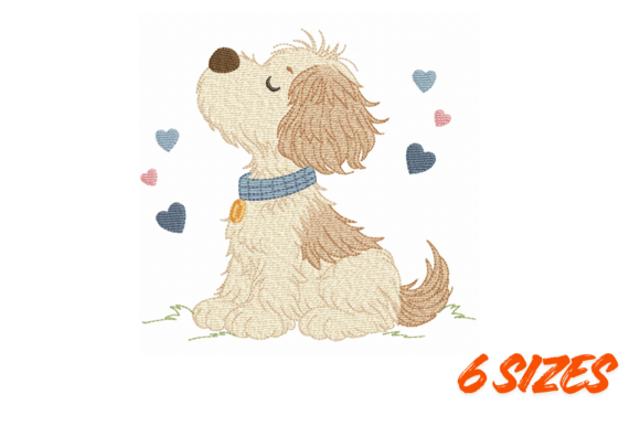 Download Cute Puppy Embroidery Design Pattern Fil - Embroidery Collection